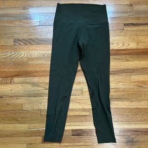 Lululemon align hunter green size 6